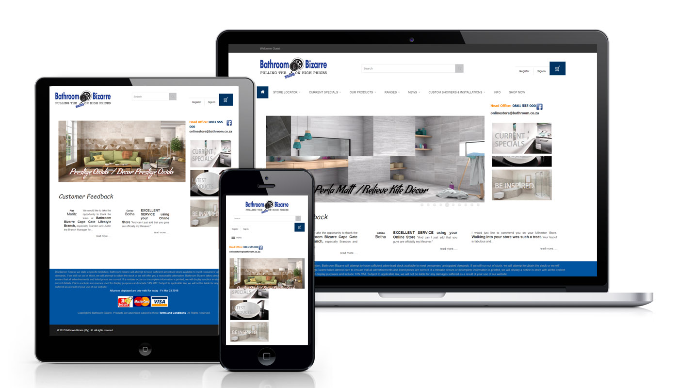 BATHROOM BIZARRE Website - PixelGraph Digital Media Solutions